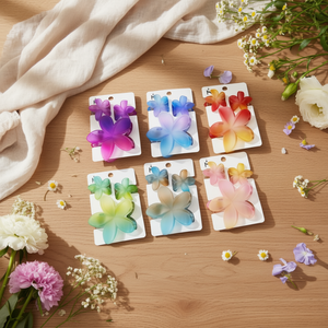 Juego de 3 pinzas para el cabello con diseño de flor Zi Jelly para mujer, accesorios para el cabello de plástico informales y a la moda - Product Image 3