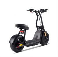 Skuter Listrik Mini Citycoco 2026 Baru 1000W untuk Dewasa, Perjalanan Kota, Rangka Baja, Rem Cakram