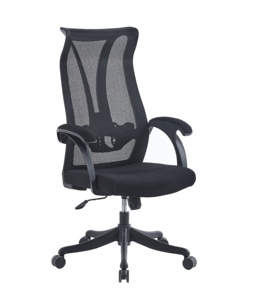 Silla <span class=keywords><strong>de</strong></span> Oficina Ejecutiva <span class=keywords><strong>Industrial</strong></span> para el Hogar, Silla <span class=keywords><strong>de</strong></span> <span class=keywords><strong>Trabajo</strong></span> para Empleados, Altura Ajustable, Respaldo Alto, Tapizada en Tela - Product Image 3