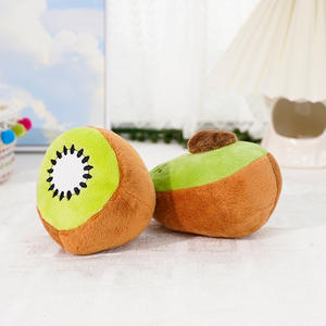 Giocattoli in Peluche per Cuccioli con Suono, Resistenti al Morso, Giocattoli da Masticare per Cani, Morbidi Giocattoli in Peluche a Forma di Frutta e Verdura per l'Addestramento dei Cuccioli - Product Image 2