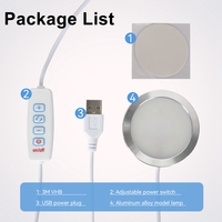Kit de lampe LED pour Bambu Lab, kit d'éclairage réglable, pièces de lampe LED, matériel DIY, modèle blanc, lumière froide et chaude, sans boîtier de lampe 001