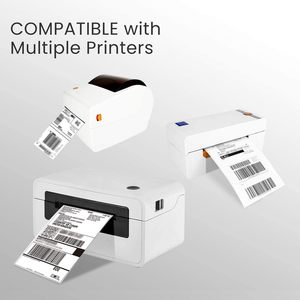 Etiquetas de Endereço Térmicas Fanfold 4x6 para Impressão, Etiquetas de Embalagem e Envio, Rolo de Adesivos - Product Image 4