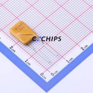 LVR025K Resettable Fuse Through hole Component (THT),P=5.1mm Fuse 265V 20A 250mA 560mA - Product Image 1