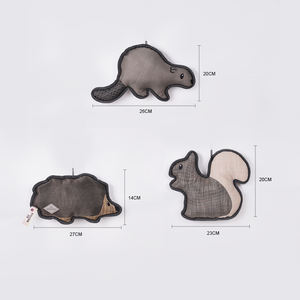 Üretici toptan bite dayanıklı tesling malzeme chew sincap şekli köpek doldurulmuş oyuncaklar - Product Image 5