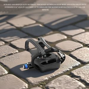 <span class=keywords><strong>Pedales</strong></span> de Bicicleta de Carretera BMX LEWEE LW-PP165 <span class=keywords><strong>Baratos</strong></span>, Aleación de Aluminio Ultraligera, Rodamientos Sellados Resistentes al Agua con Clips para los Dedos - Product Image 6