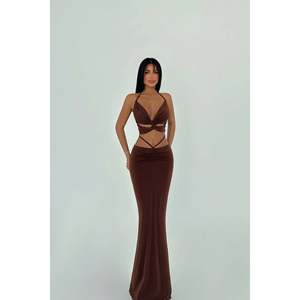 Ensemble de costume marron Bianqa pour femmes - Product Image 3