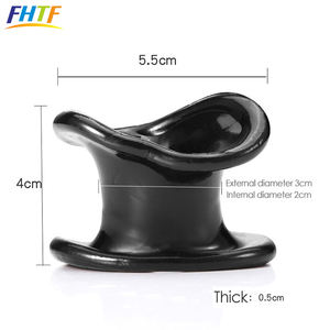 Weiche wasch bare Keuschheit sband männliche Scrotal Fesseln Cock Rings verzögerte Ejakulation ringe Sexspielzeug - Product Image 6