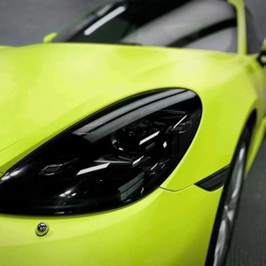 Wrapmaster siêu mờ cuối cùng phẳng fluorescein màu vàng xe vinyl bọc vinyl cho xe ô tô - Product Image 2