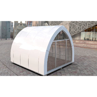 Dôme transparent en graphène EPS, maison en fibre de verre, tente dôme géodésique, maison préfabriquée en polystyrène