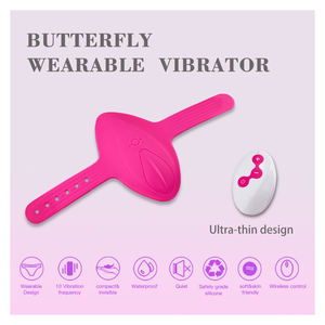 שלט רחוק פרפר צורה פרפר ויברטור 10 תדר רטט תדר g-spot clitoral ממריץ ויברטור צעצוע מין לנשים - Product Image 2