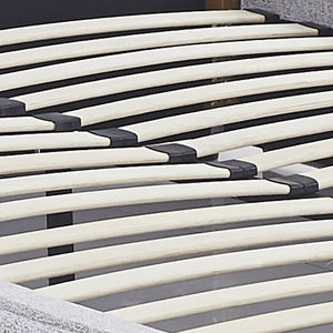 เฟอร์นิเจอร์ห้องนอนแบบร่วมสมัย เตียงหุ้มผ้าขนาดควีนไซส์/คิงไซส์ ดีไซน์ทันสมัย หรูหรา - Product Image 6