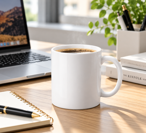 Mug en céramique de haute qualité 10 oz, design minimaliste fait main, compatible micro-ondes et lave-vaisselle, GRAND CADEAU, mug à café pour la maison/le bureau - Product Image 5