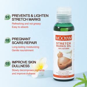 Huile Réparatrice Anti-Vergetures d'Usine, Élimination des Cicatrices d'Acné sur le Ventre, les Fesses et l'Abdomen, Traitement des Stries de Croissance - Product Image 6