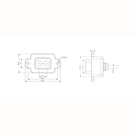 Capteur radar étanche IP65 20m 100Hz, module capteur de télémétrie Lidar Dtof, capteur de détection de distance pour évitement d'obstacles AGV