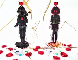 ฟิกเกอร์อะคริลิคตั้งโต๊ะ OEM ODM อนิเมะ Undertale ฟริสก์ คาร่า - Product Image 2
