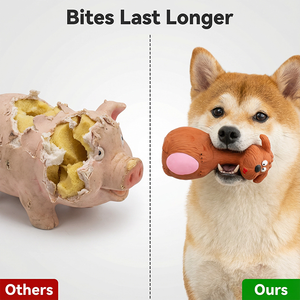 New Arrival Safe and Non-toxic Interactive Chewing Latex Squeaky <strong>Dog</strong> <strong>Toy</strong> Pet Products - Product Image 4