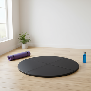 Tapete de Baile Plegable Db de 2 x 5 Pies, Negro, Ligero, de EVA, para Uso Doméstico, Accesorio de Fitness Unisex - Product Image 2