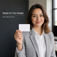 Cartes PVC blanches vierges CR80 imprimables, cartes intelligentes NFC RFID avec puce F08 pour le contrôle d'accès au bureau, les cartes de membre d'hôtel