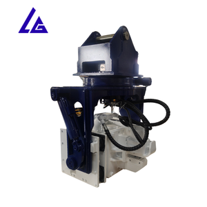 L08 Fábrica Preço Hidráulica Tilting Vibro Martelo Anexo para Escavadeira Aço Folha Pile Driving - Product Image 1