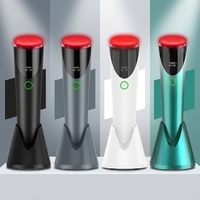 Appareil de soin de la peau du visage à domicile, à utiliser à la main, pour le rajeunissement de la peau, avec lumière infrarouge chauffante et lumière LED rouge, thérapie anti-âge