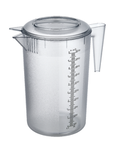 Botol Air Dingin PC 3500ml, Ketel Teh Polikarbonat Tebal, Pot Jus Tahan Panas, Jug Tumpuk untuk Restoran Kafe