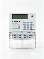 Compteur d'énergie prépayé monophasé ELEWISE STS avec clavier et écran LCD, précision classe 1.0, courant maximal 80A, plage 0-10000000 kWh
