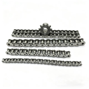 โซ่ลำเลียงแบบลูกกลิ้งอุตสาหกรรม 16A 16B-1 RS80-1 เหล็กกล้าคาร์บอน ระยะพิทช์ 12.7 มม. ชุดเฟืองและโซ่ - Product Image 6