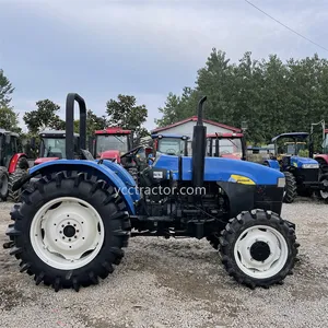 Gebrauchte Maschinen Mini Traktoren New Holland 80 PS 4WD für landwirtschaft liche Maschinen teile