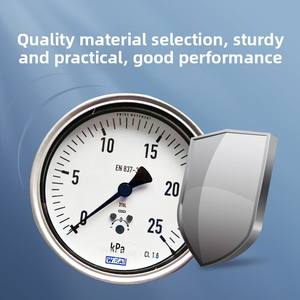 Voor <span class=keywords><strong>Wika</strong></span> Duits Digitaal Dubbel Type Diafragma Manometer 632.50.100 Serie Roestvrijstalen Kast 100Mm Maat Vloeistof Meten - Product Image 2