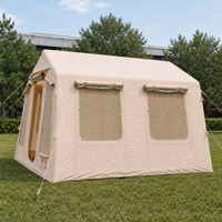 Tente de camping gonflable 13,68 m² en Oxford imperméable, installation rapide, portable, fournisseur OEM personnalisé