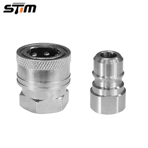 Stim High Pressure <b>Washer</b> Quick Connectors 22mm Stainless Steel Male And Female For <b>Car</b> Wash Machine Accessories - Product Image 1