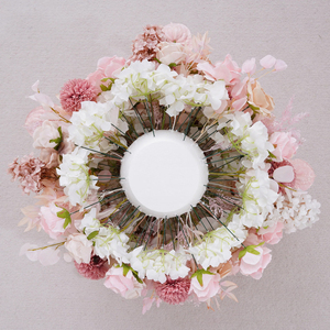 Rosas Rosadas Artificiales de Seda de Lujo, Bolas de Flores de Alta Calidad para Decoración de Pasillos de Boda, Adornos Colgantes para Fiestas y Ceremonias - Product Image 6
