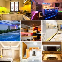 Tira de luces led Flexible de retroiluminación para TV, cinta de luces de sonido RGB de 30 LED/m, Cable USB, colorido, smd 5050, aplicación remota, gran oferta