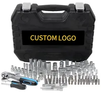 110 Uds GTYPRO RTS taller Hardware Kit de herramientas manuales de calidad de Taiwán, juego de enchufes, llave de trinquete, llave inglesa 1/4 1/2, estuche rígido OEM