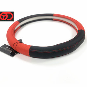 Housse de <span class=keywords><strong>volant</strong></span> universelle OEM 2026 à prix abordable, antidérapante en cuir PU, protection contre les rayures pour <span class=keywords><strong>volant</strong></span> de voiture - Product Image 2