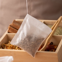 Sacs filtrants jetables non tissés pour thé et café avec impression de logo personnalisée, qualité alimentaire, fermeture à cordon