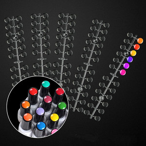120 autocollants ronds pour présentation d'ongles, petits points, étiquettes double face pour nuancier de couleurs pour faux ongles - Product Image 2
