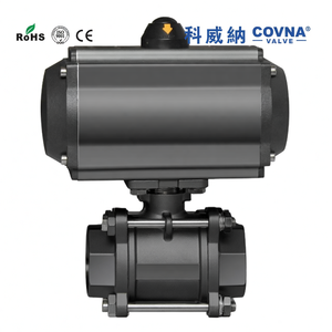 Válvula de Bola Neumática de Vapor de 3 Piezas COVNA DN25 de 1 Pulgada y 2 Vías, Acero Inoxidable 316, 1000 WOG - Product Image 6