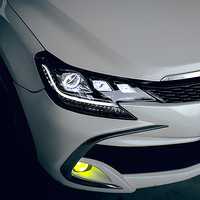 Ensemble de phares LED KGKB pour Toyota Reiz GRX132 Mark X GRX133 2013-2017, mise à niveau DRL, clignotants, lentille de projecteur, Plug & Play