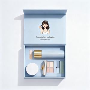 Xu Hướng Thời Trang Hot Bán Tông Mỹ Phẩm Hộp Từ Tính Với Chèn Nhà Máy Trực Tiếp Cứng Mực Đậu Nành Vẻ Đẹp Trang Điểm Hộp Gói - Product Image 3