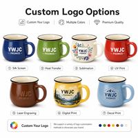 Haute qualité coloré porcelaine thé tasse à café en céramique tasse avec le logo de sublimation