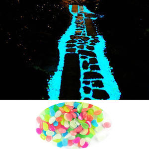 หินก้อนกรวดเรืองแสงในที่มืดสำหรับตกแต่งบ้าน,หินก้อนกรวดสำหรับตกแต่งทางเดินในสวนหินเรืองแสงสำหรับตู้ปลากลางแจ้ง - Product Image 5