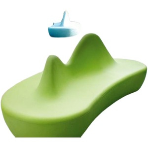 Banco de Fibra de Vidrio para 4 Personas, Muebles de Patio para Exteriores, Diseño Contemporáneo, Apariencia Moderna y Duradera - Product Image 4
