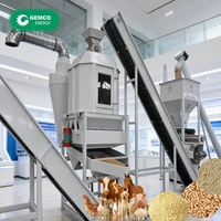 Ligne de production d'aliments pour volailles GEMCO 5 T/H, certifiée CE pour l'Arabie Saoudite, ISO 9001