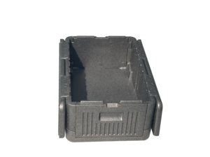 Venta al por mayor plegable ligero 40L aislamiento EPP espuma Chill Cooler Box con patrón de rayas térmico para almacenamiento de alimentos - Product Image 6