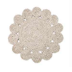 Gevlochten Maïsschil <span class=keywords><strong>Placemat</strong></span> Wegwerp Bamboe Geïsoleerde Pad Met Antislip-Functie Voor Theekop Ovenschotel Tafelblad Decoratie