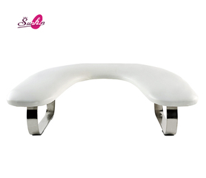 Chuyên Nghiệp Sang Trọng Hình Chữ U Hai Tay Móng Tay Tay Gối Mềm PU Da Làm Móng Tay Đệm Có Thể Tháo Rời Di Động Cánh Tay Phần Còn lại - Product Image 2