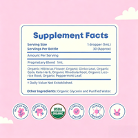 Gouttes liquides OEM pour enfants, formule à base de plantes pour la concentration, la mémoire et l'énergie apaisante