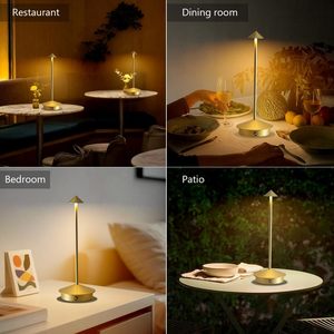 Modern Luxury Mini Cordless Touch <b>Table</b> Light Hotel <b>Rechargeable</b> Led Small Restaurant <b>Table</b> <b>Lamp</b> - Product Image 3