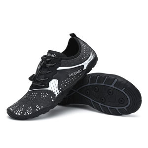 أحذية من جلد الغزال للرجال والنساء, أحذية من الجلد الشبكي مقاومة للانزلاق المياه المحيط الرياضة الخوض الغوص وركوب الأمواج للرجال النساء حافي القدمين - Product Image 5